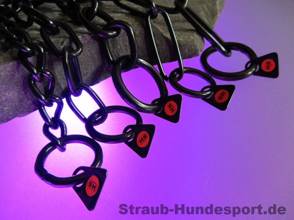 Sprenger Kettenhalsband Edelstahl schwarz